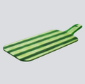Glazen Borrelplank 38x15 cm | Groen