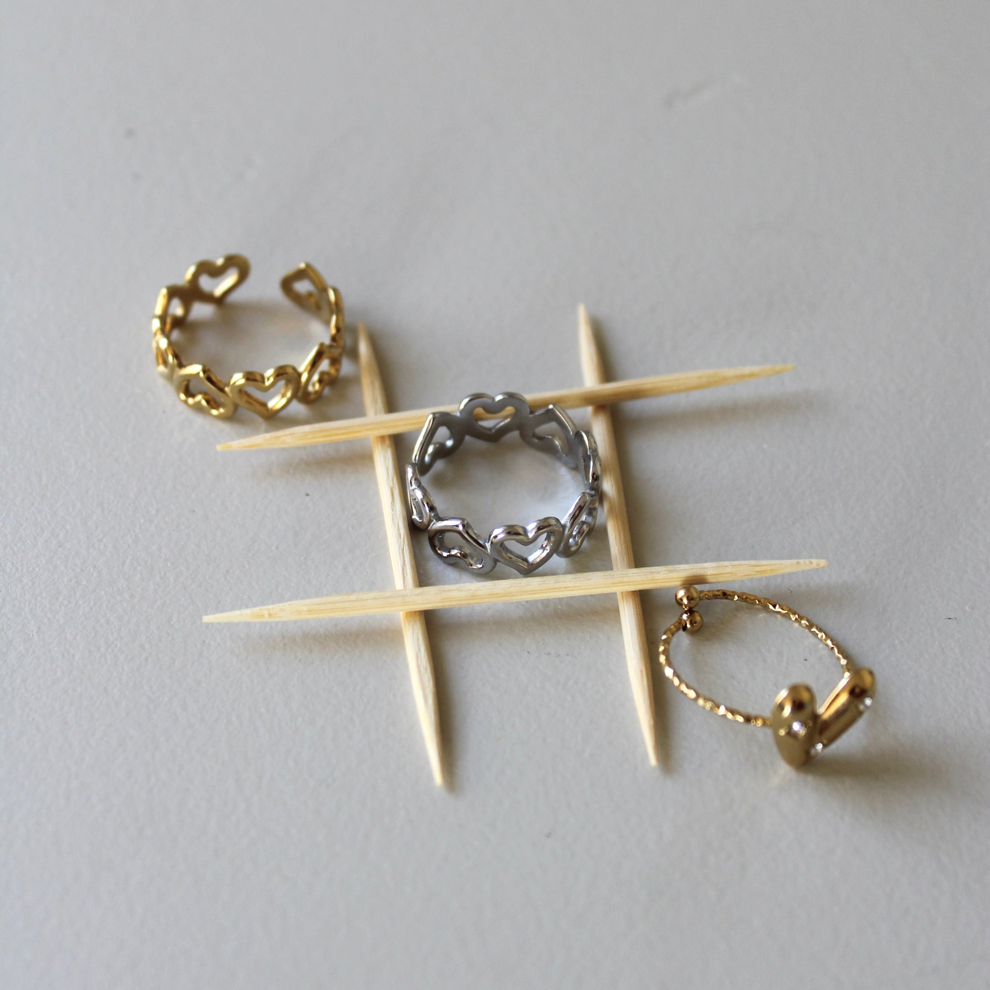 Ring Statement Hart Zilver | Stainless Steel
