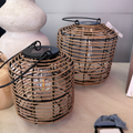 Solar Led Lamp Rond | Bruin