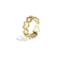 Ring Statement Hart Goud | Stainless Steel