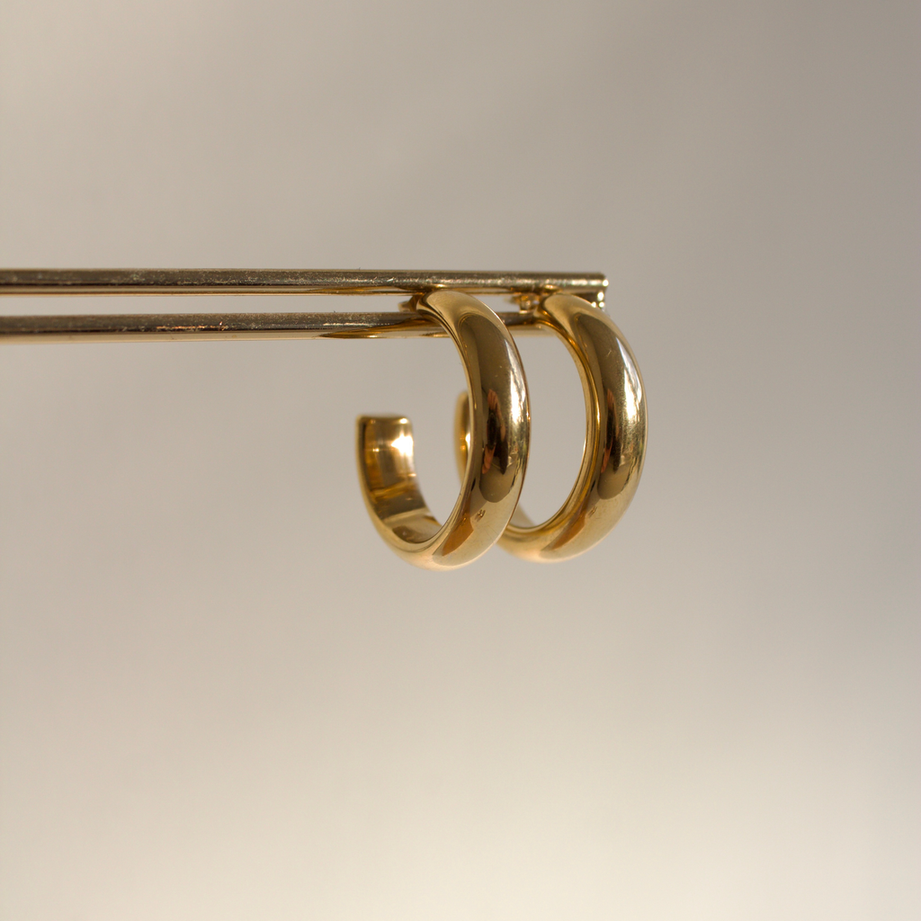 Oorbellen Hoops Gold | Stainless Steel