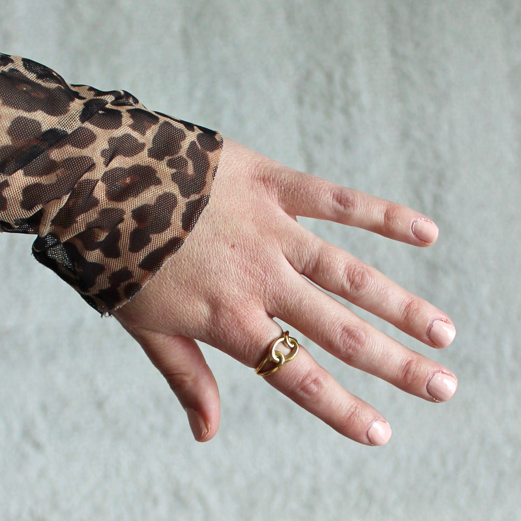 Statement Ring Goud | Stainless Steel