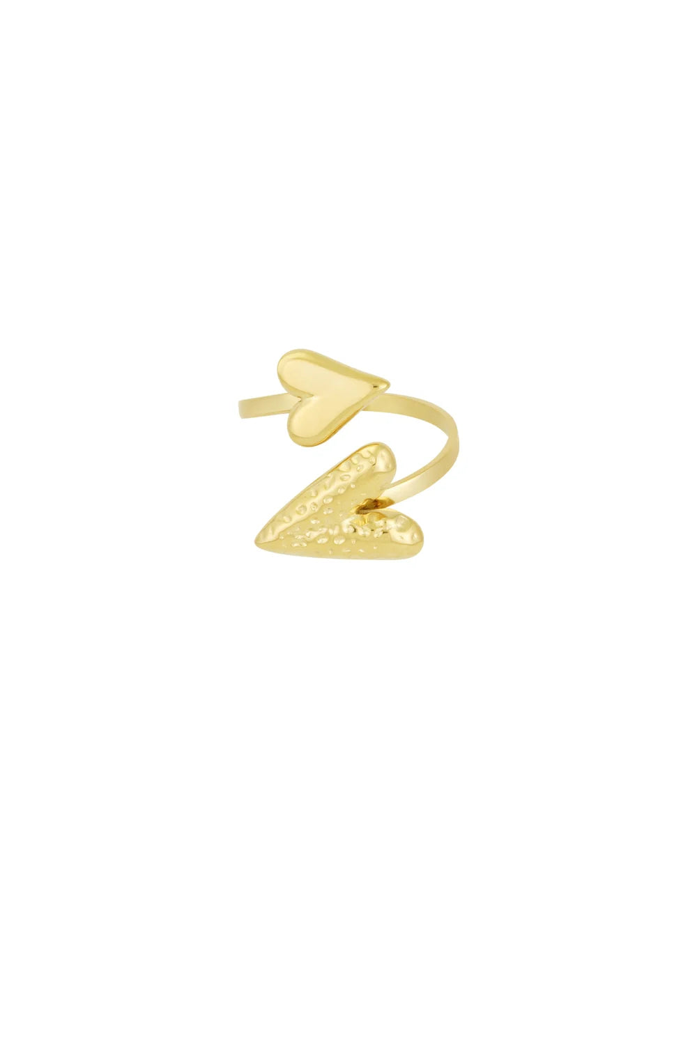 Dual Effect Ring Goud | Stainless Steel