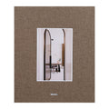 Taupe decoratief opbergboek Solulu Calm Living met linnen cover