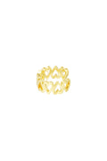 Gouden Earcuff Hart | Stainless Steel