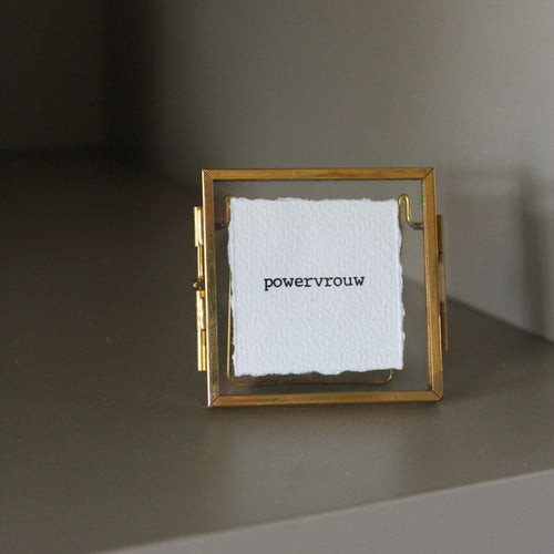 Fotolijstje Staand | Powervrouw