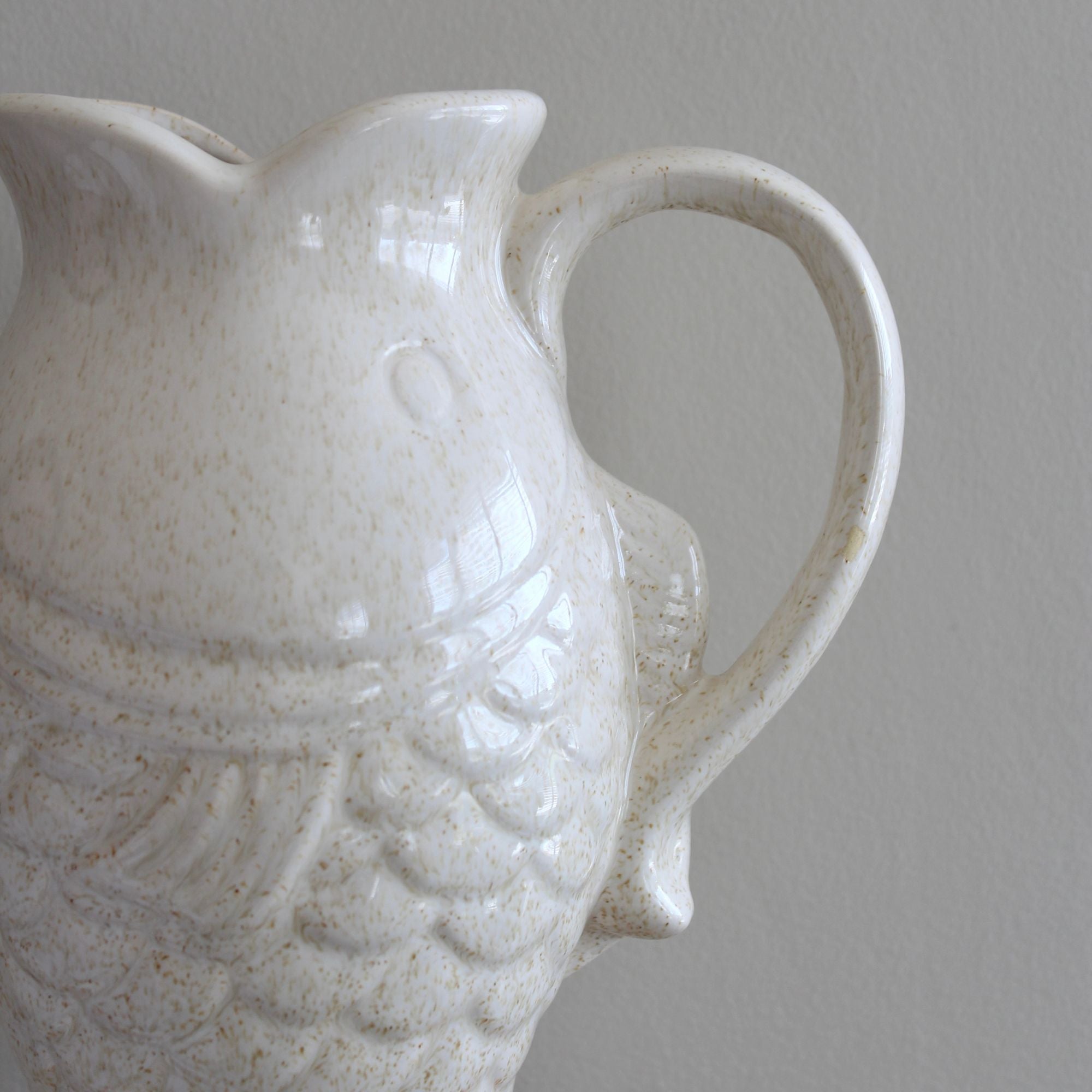 Karaf Keramiek Vis | Beige