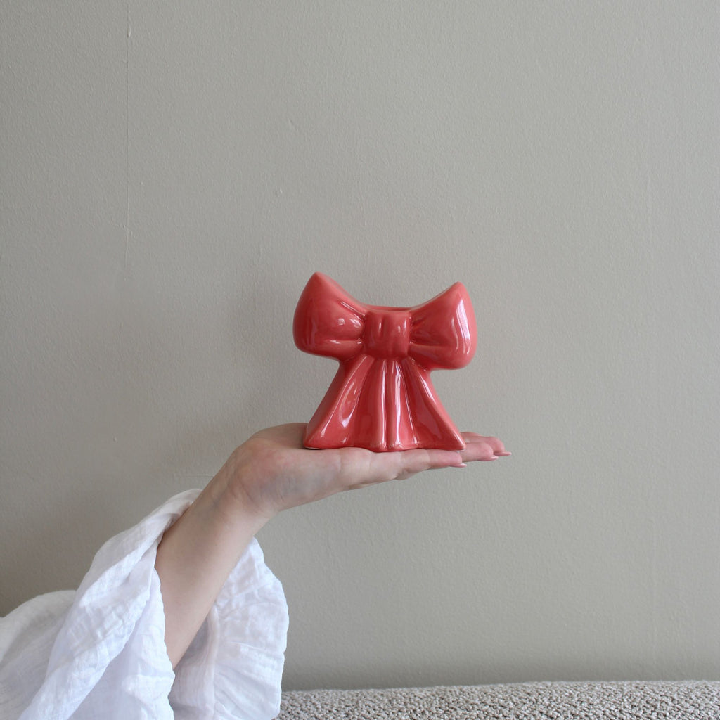Kaarsenstandaard Strik | Warm Rood