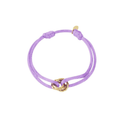 Verstelbare Armband Lila | Goud Stainless Steel