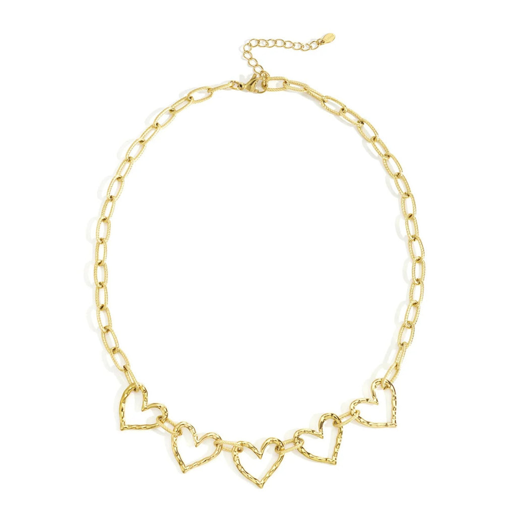 Ketting Goud Hart | Stainless Steel