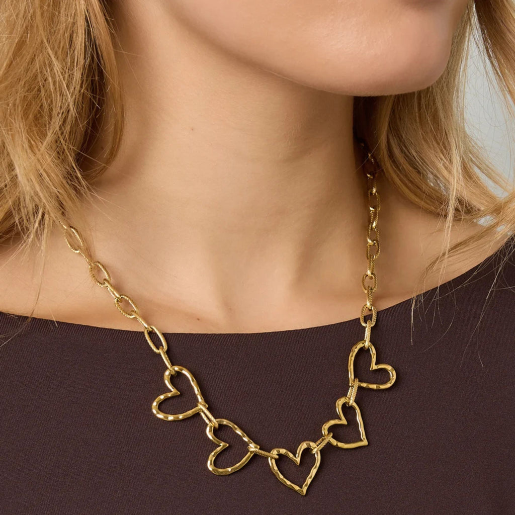 Ketting Goud Hart | Stainless Steel