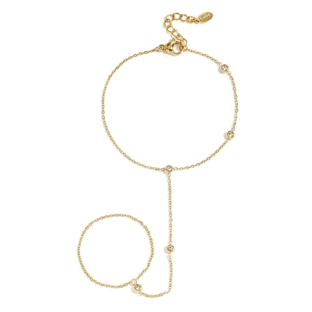 Handchain Goud | Stainless Steel
