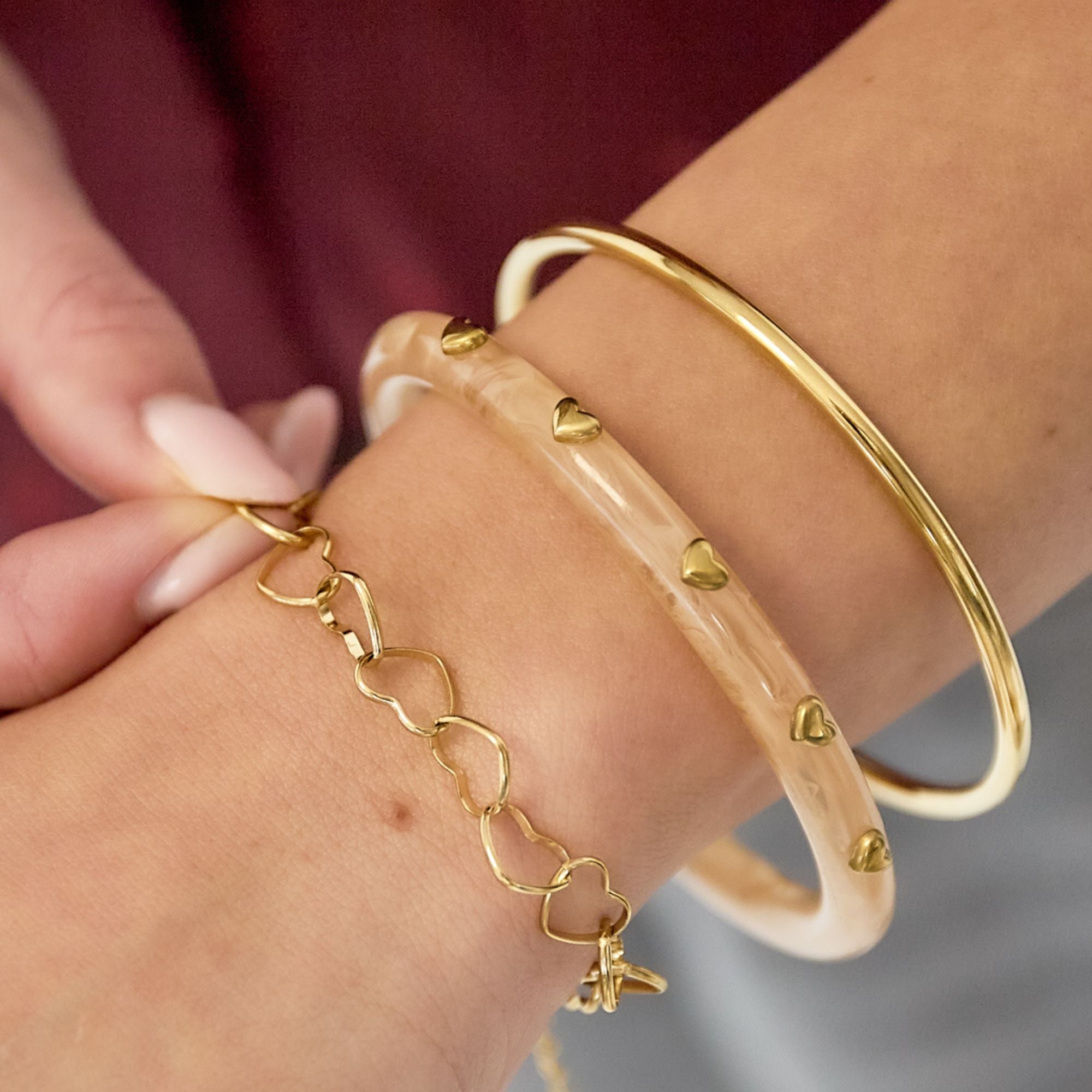 Armband Hartjes | Stainless Steel
