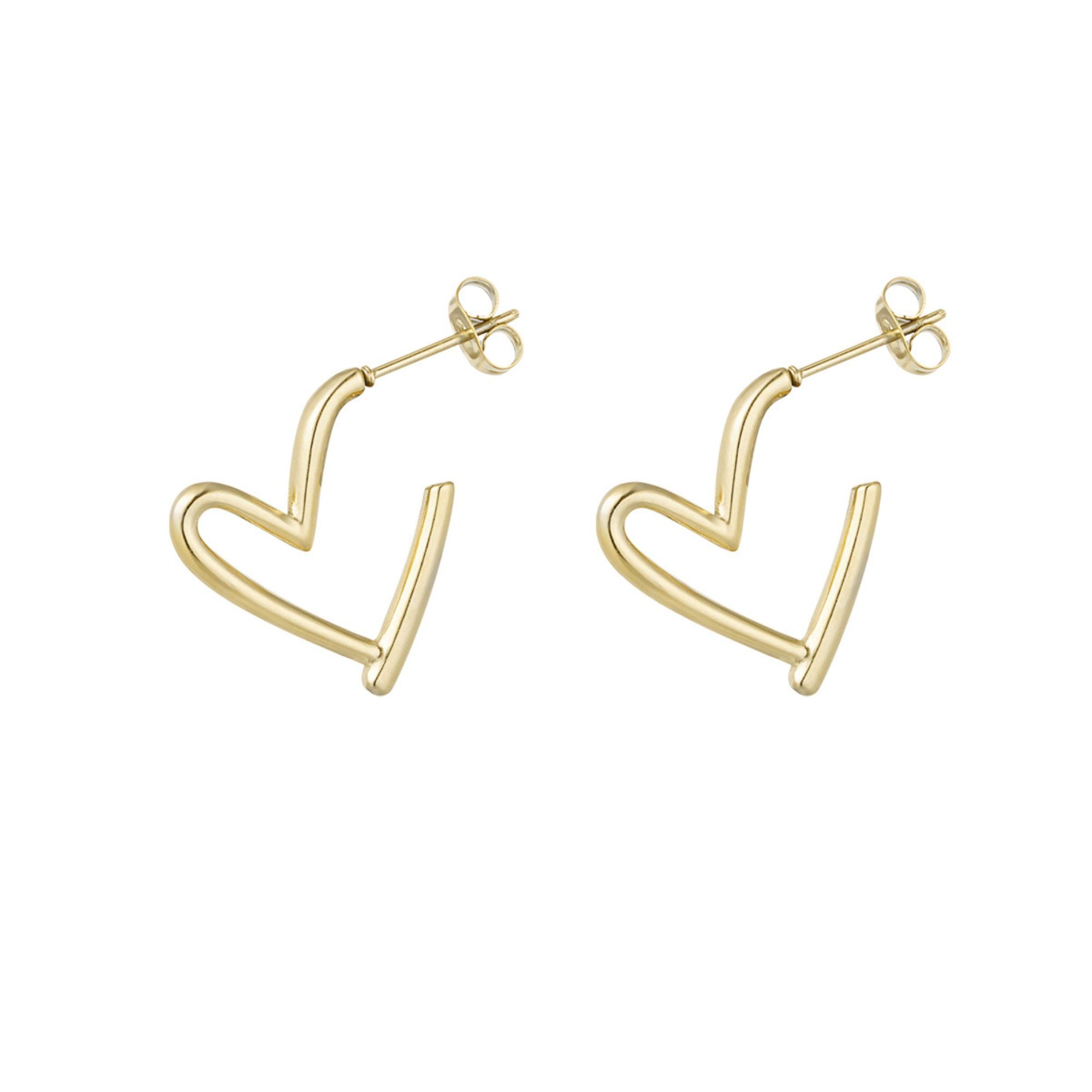Oorbellen Love | Stainless Steel