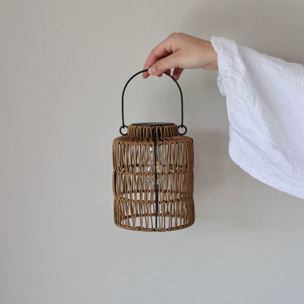 Solar Led Lamp Bruin | Maat S en M