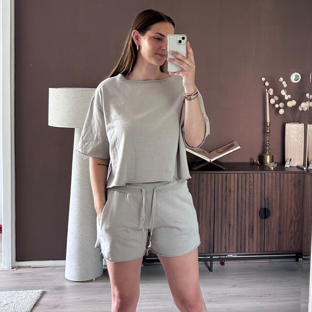 Sammy Jogging Two Piece Taupe
