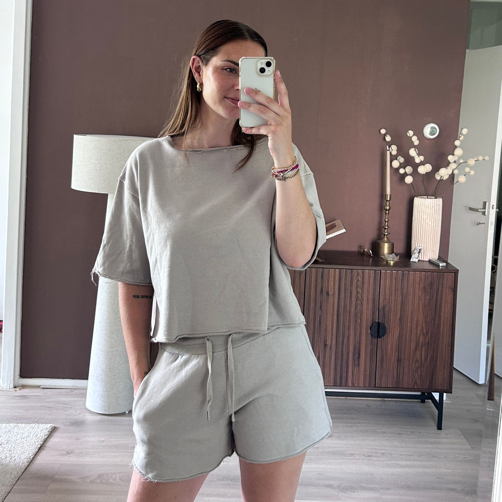 Sammy Jogging Two Piece Taupe