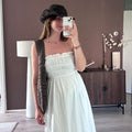Livia Strapless Jurk Wit