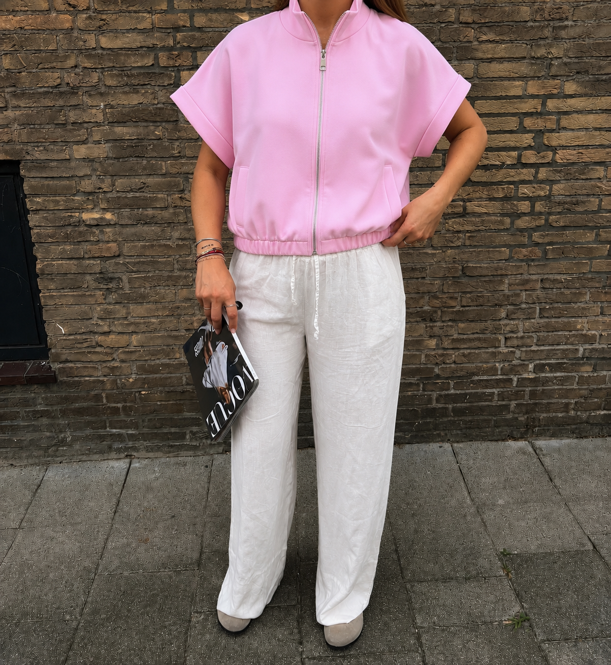 Lexie Vest Roze | One Size