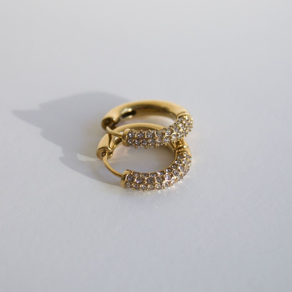 Oorbellen Sparkle Goud | Stainless Steel
