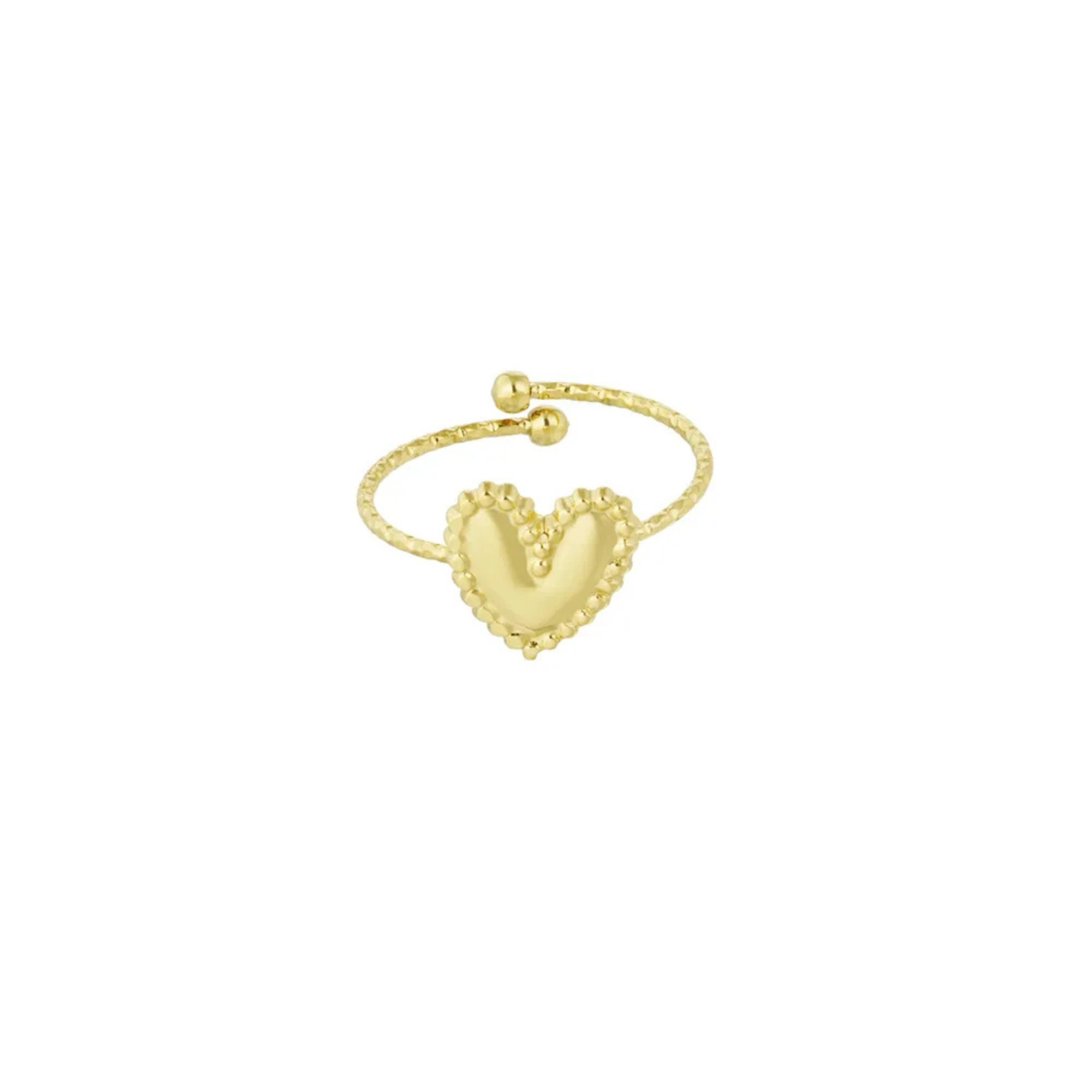 Ring Lover Girl Goud | Stainless Steel