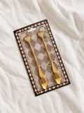 Borrelmesjes Goud Hart | Set van 2