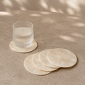 Onderzetters Parelmoer | set van 5 stuks