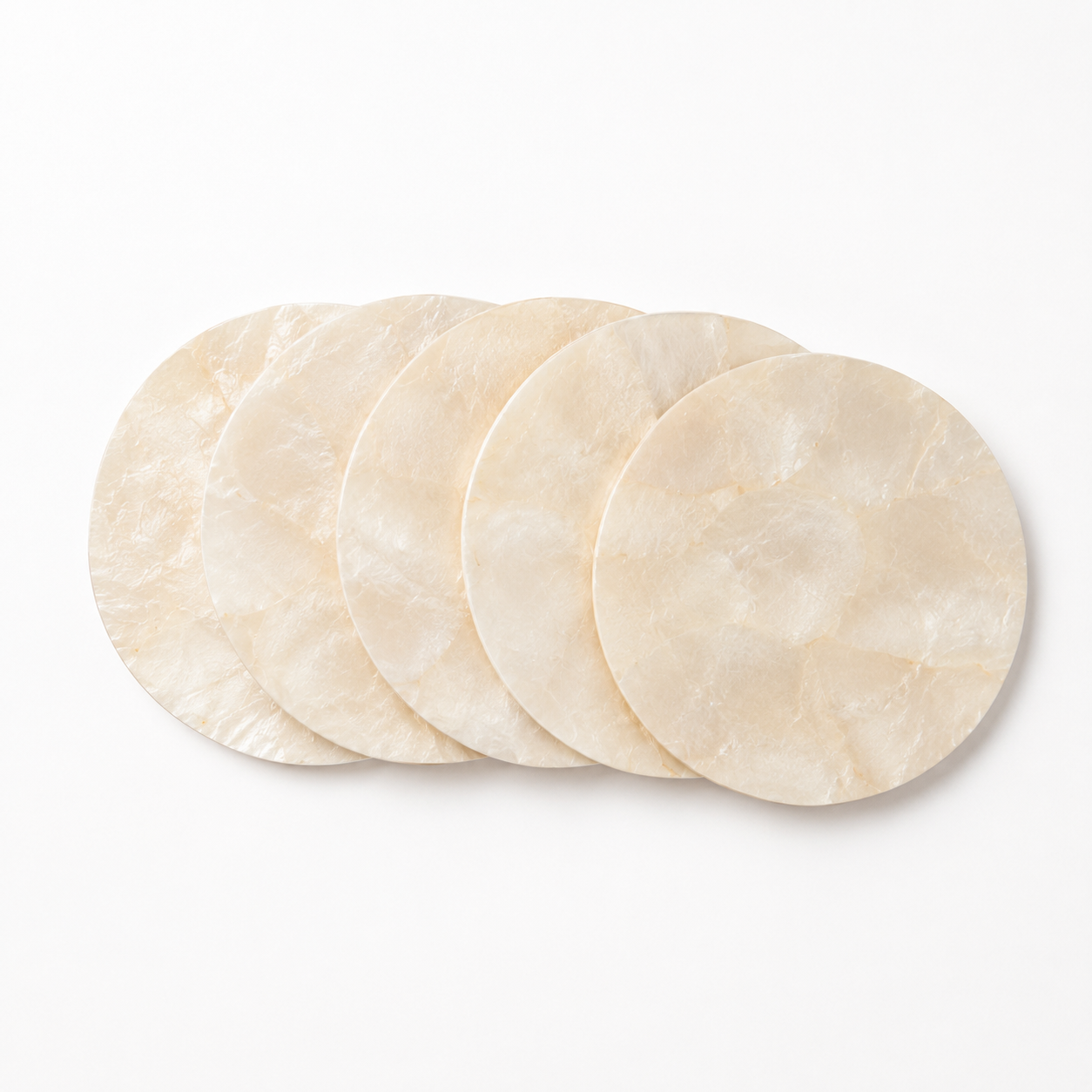 Onderzetters Parelmoer | set van 5 stuks