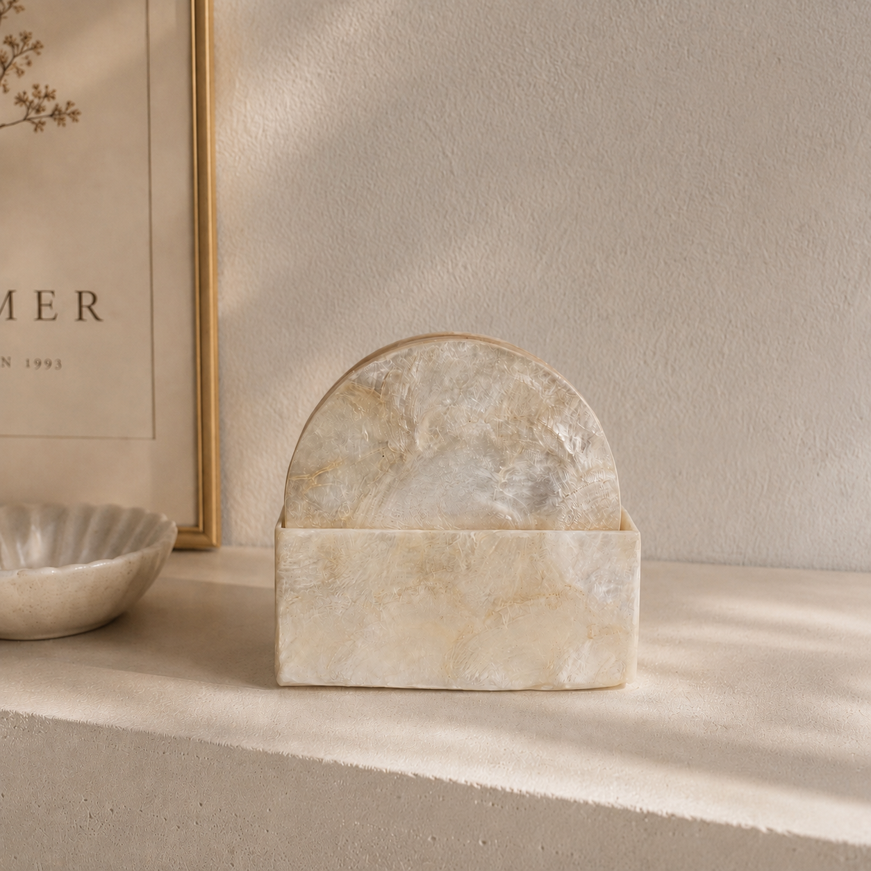 Onderzetters Schelp | Set van 6 stuks