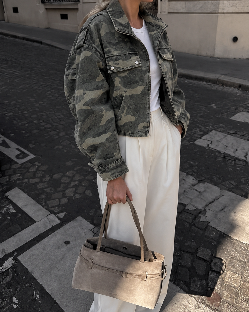 Chrissie Camo Jacket | One Size