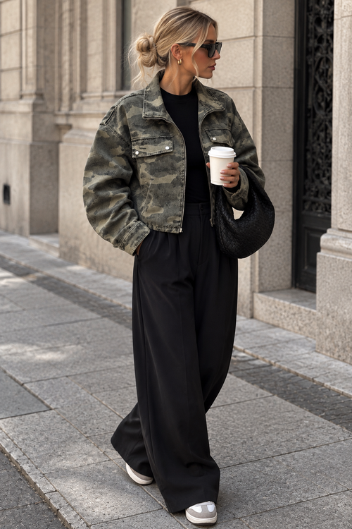 Chrissie Camo Jacket | One Size