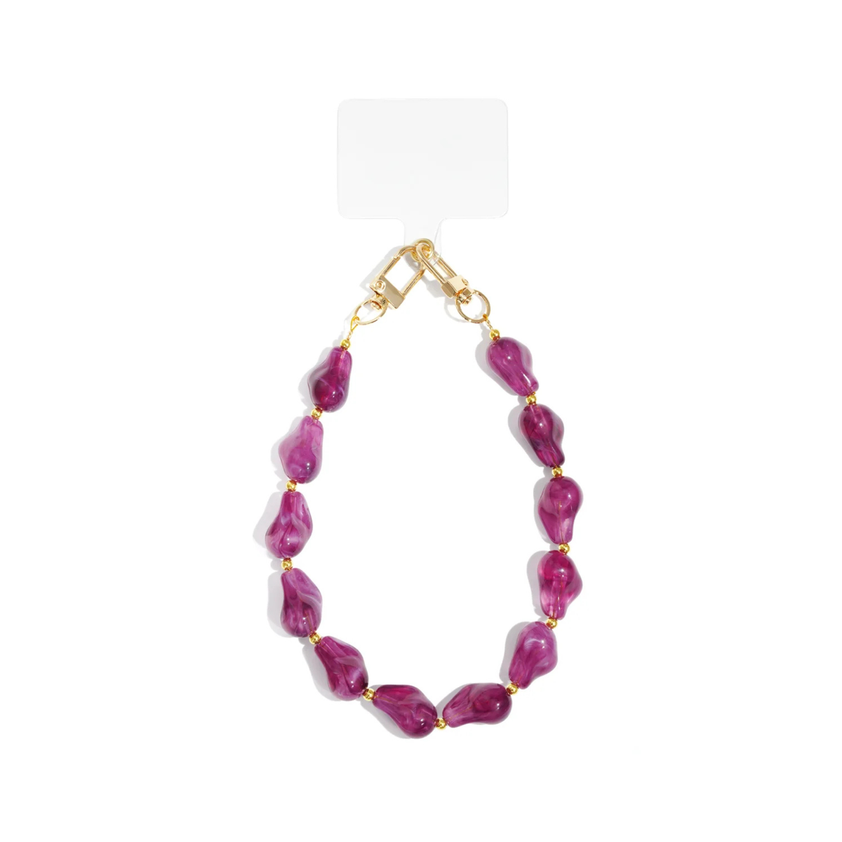 Telefoonkoord Kralen | Burgundy