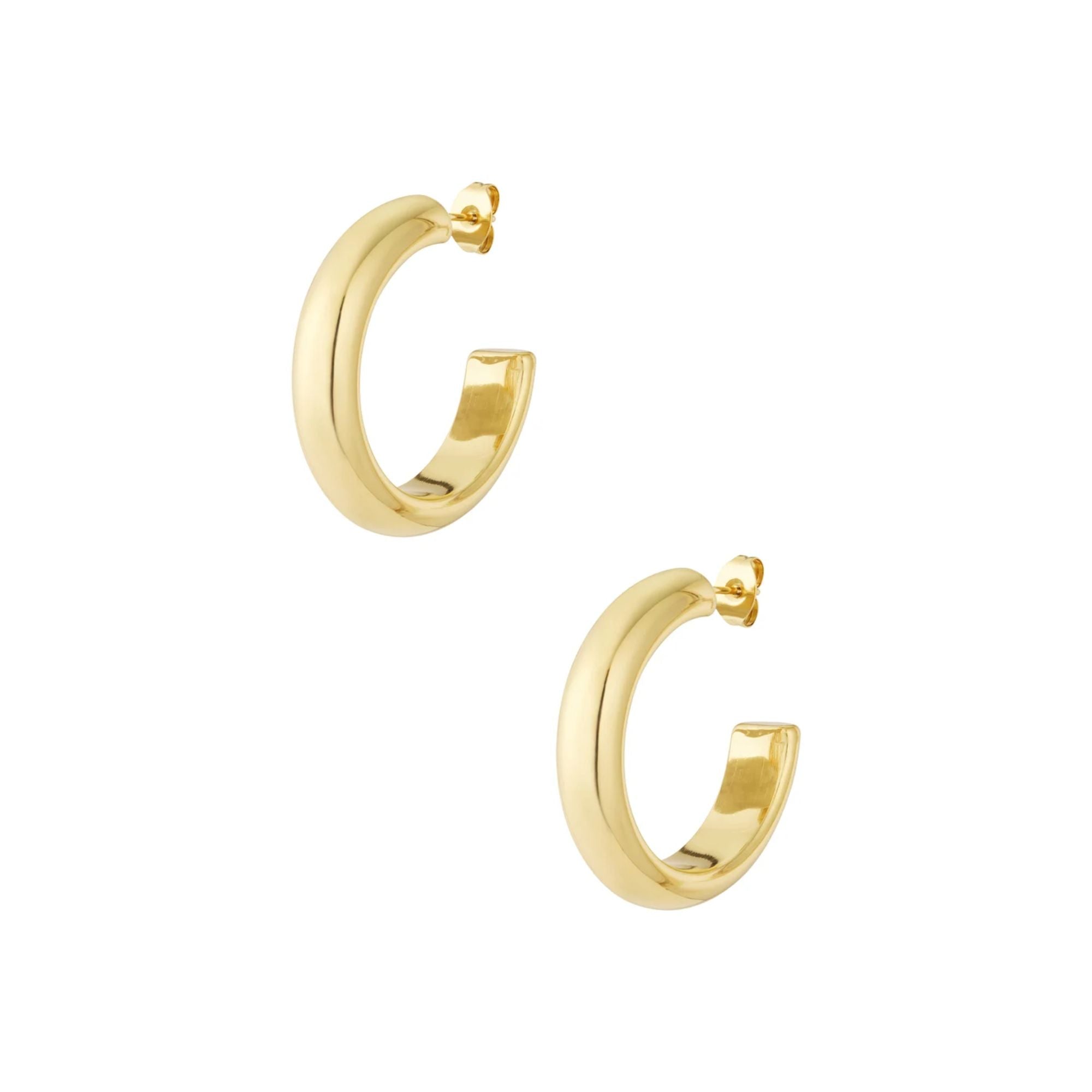 Oorbellen Hoops Gold | Stainless Steel