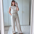 Sofie Two Piece Mousseline Sand | One Size