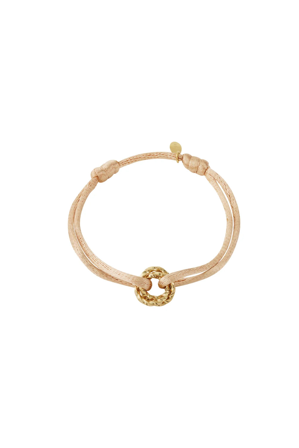 Verstelbare Armband Abrikoos | Goud Stainless Steel